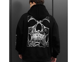 Фото - Худи с черепом на спине Staff skull oversize fleece - Men box