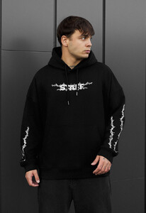 Фото - Зимнее худи Staff logo & wire oversize reflective fleece - Men box