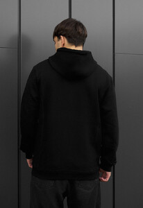 Фото - Зимнее худи Staff logo & wire oversize reflective fleece - Men box