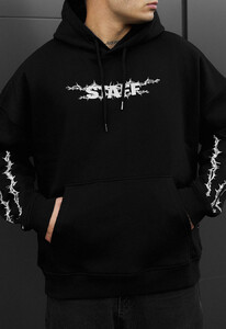 Фото - Зимнее худи Staff logo & wire oversize reflective fleece - Men box