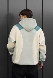 Фото - Утепленное худи Staff mix zip 3 oversize fleece - Men box
