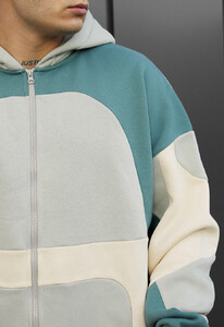 Фото - Утепленное худи Staff mix zip 3 oversize fleece - Men box