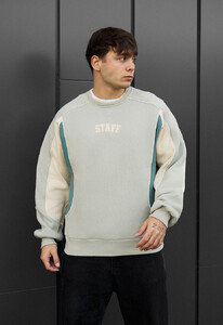 Фото - Молодежный свитшот Staff logo 2 reflective oversize fleece - Men box