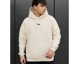 Фото - Универсальное худи с вышивкой Staff logo milk oversize fleece - Men box
