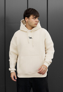 Фото - Универсальное худи с вышивкой Staff logo milk oversize fleece - Men box