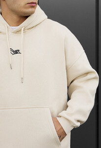Фото - Универсальное худи с вышивкой Staff logo milk oversize fleece - Men box