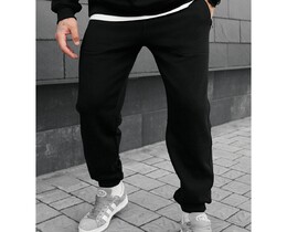 Фото - Утеплені спортивні штани Staff nib black fleece - Men box