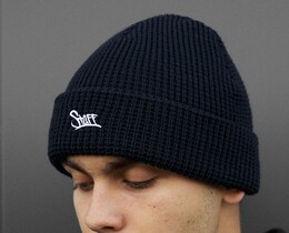 Фото - Мужская темно-синяя шапка Staff 17 logo navy - Men box