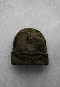 Фото - Зимова шапка в кольорі хакі Staff 17 logo khaki - Men box