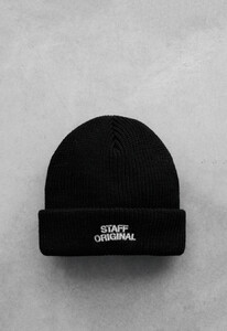 Фото - Брендированная мужская шапка Staff b12 black logo - Men box