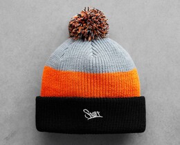 Фото - Мужская шапка с помпоном Staff mix logo pompon - Men box