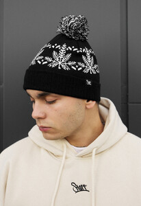 Фото - Зимова шапка з помпоном Staff snowflake pompon - Men box