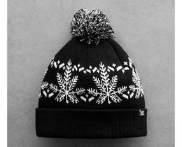 Фото - Зимняя шапка с помпоном Staff snowflake pompon - Men box