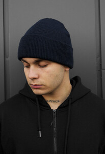 Фото - Классическая мужская шапка Staff 14 navy - Men box