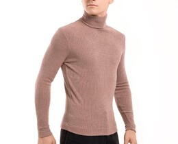 Фото - Гольф для чоловіків від Pobedov Prestige у кольорі мокко - Men box