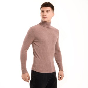 Фото - Гольф для чоловіків від Pobedov Prestige у кольорі мокко - Men box