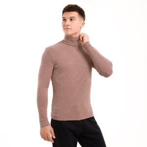 Фото - Гольф для чоловіків від Pobedov Prestige у кольорі мокко - Men box