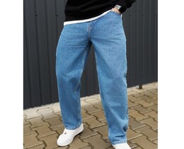 Фото - Повседневные мужские джинсы Staff 038 loose fit blue - Men box