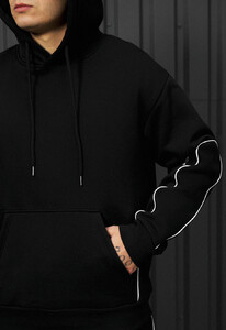 Фото - Теплый мужской костюм Staff kant black logo oversize fleece - Men box