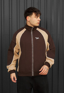 Фото - Утепленное худи Staff mi brown & beige reflective oversize fleece - Men box