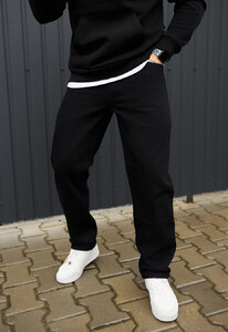 Фото - Базові джинси чорного кольору Staff 04 black - Men box