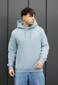 Фото - Универсальное зимнее худи Staff light blue fleece - Men box
