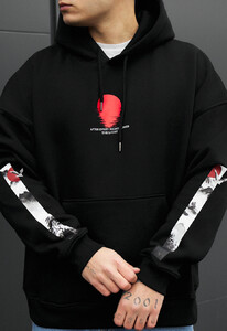 Фото - Зимнее оверсайз худи Staff the light oversize fleece - Men box