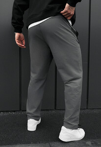 Фото - Однотонні чоловічі штани чінос Staff rit gray - Men box