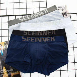 Фото - Боксери класичного крою Seeinner. Колір: темно-синій - Men box