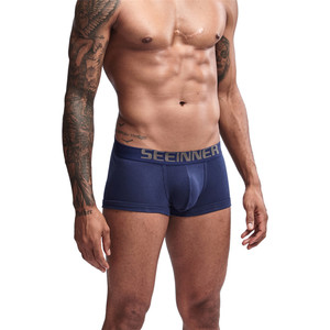 Фото - Боксери класичного крою Seeinner. Колір: темно-синій - Men box
