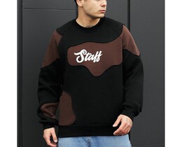 Фото - Оверсайз світшот Staff ws black & brown oversize fleece - Men box
