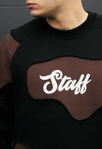 Фото - Оверсайз свитшот Staff ws black & brown oversize fleece - Men box