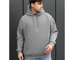 Фото - Сіре оверсайз худі Staff gray oversize fleece - Men box