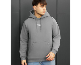 Фото - Універсальне зимове худі Staff gray logo fleece - Men box