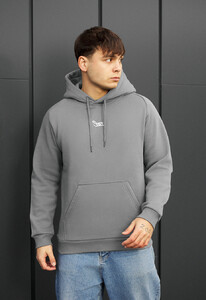 Фото - Универсальное зимнее худи Staff gray logo fleece - Men box