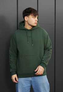 Фото - Універсальне зимове худі Staff logo & leafs fleece - Men box