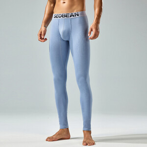Фото - Хлопковые мужские подштаники Seobean голубого цвета - Men box