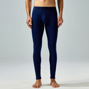 Фото - Мужские кальсоны хлопковые Seobean темно-синего цвета - Men box