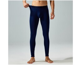 Фото - Мужские кальсоны хлопковые Seobean темно-синего цвета - Men box