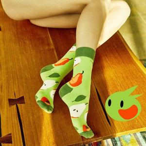 Фото - Высокие носки от Sammy Icon с яблоком и грушей Pyrus - Men box