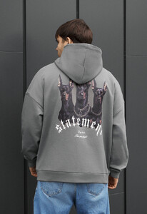 Фото - Молодіжне оверсайз худі Staff statement oversize - Men box