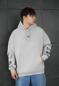Фото - Молодежное оверсайз худи Staff logo & butterfly oversize - Men box