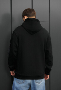 Фото - Молодежное оверсайз худи Staff logo reflective oversize - Men box