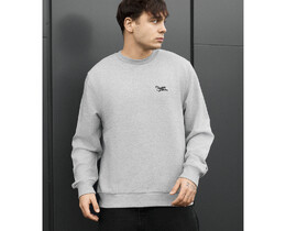 Фото - Мужской свитшот Staff logo gray melange - Men box