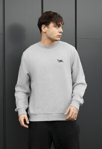 Фото - Мужской свитшот Staff logo gray melange - Men box