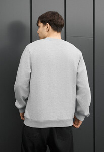 Фото - Мужской свитшот Staff logo gray melange - Men box