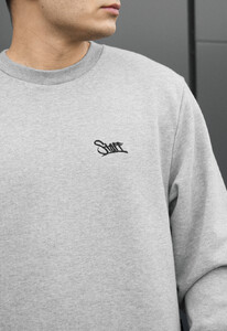 Фото - Мужской свитшот Staff logo gray melange - Men box