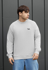 Фото - Свитшот светло-серого цвета с логотипом Staff light gray logo - Men box