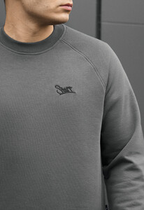 Фото - Свитшот темно-серого цвета с логотипом Staff dark gray logo - Men box
