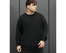 Фото - Молодежный оверсайз свитшот Staff ic black oversize - Men box